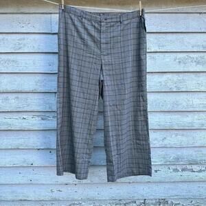 AVA‎ & ViV women pants bun front with elastic back belt loops around Plus Size